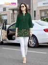 Polo 201 To 206 By Tips And Tops Rayon Embroidery Ladies Top 